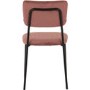 Set of 4 Pink Velvet Dining Chairs Sheldon- Seconique 