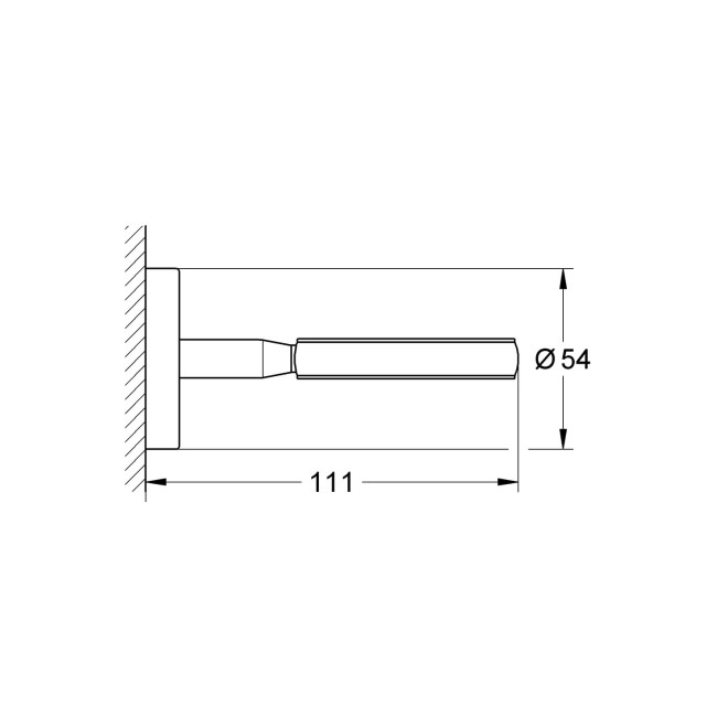 Grohe BauCosmopolitan Wall Mount Glass/Soap Dish Holder