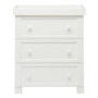 White Changing Unit with 3 Drawers - East Coast Montreal