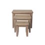 Rectangular Oak Nest of 3 Tables - Pegasus