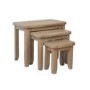 Rectangular Oak Nest of 3 Tables - Pegasus