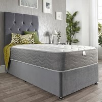 Double Memory Foam Top and Spring Hybrid Cooling Recycled Fibre Rolled Mattress - Aspire