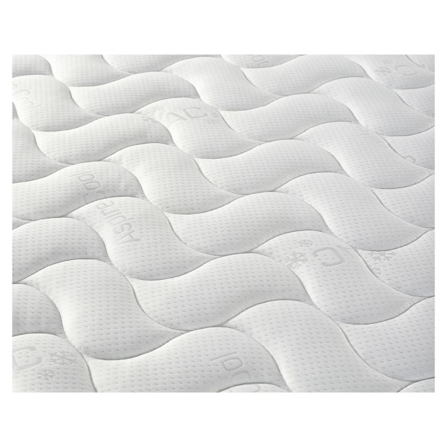 Single Memory Foam Top and Spring Hybrid Cooling Recycled Fibre Rolled Mattress - Aspire