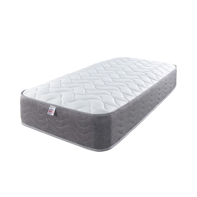 Single Memory Foam Top and Spring Hybrid Cooling Recycled Fibre Rolled Mattress - Aspire