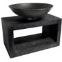 Ivyline Firebowl & Rectangle Console Granite