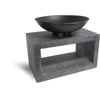 Ivyline Firebowl & Rectangle Console Cement