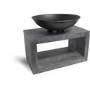 Ivyline Firebowl & Rectangle Console Cement