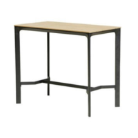 ONLY OPENED - Black Outdoor Bar Height Table - Como