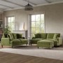 Olive Green Velvet 2 Seater Sofa - Payton