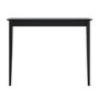 Small & Narrow Black Wall Mounted Console Table - 115cm - Ava