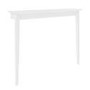 Small & Narrow White Wall Mounted Console Table - 115cm - Ava