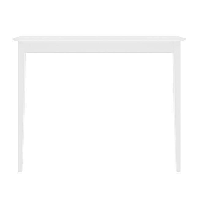 Small & Narrow White Wall Mounted Console Table - 115cm - Ava