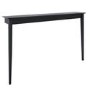 Large & Narrow Black Wall Mounted Console Table - 150cm - Ava