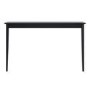 Large & Narrow Black Wall Mounted Console Table - 150cm - Ava