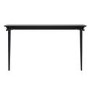 Large & Narrow Black Wall Mounted Console Table - 150cm - Ava