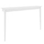 Large & Narrow White Wall Mounted Console Table - 150cm - Ava