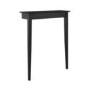 Extra Small & Narrow Black Wall Mounted Console Table - 75cm - Ava