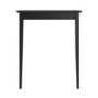 Extra Small & Narrow Black Wall Mounted Console Table - 75cm - Ava