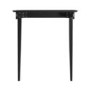 Extra Small & Narrow Black Wall Mounted Console Table - 75cm - Ava