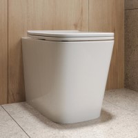 Back to Wall Rimless Toilet with Soft Close Seat - Albi