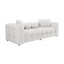 Cream Boucle 3 Seater Cloud Sofa - Alessia