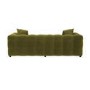 Olive Green Velvet 3 Seater Cloud Sofa - Alessia