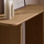 Slim & Narrow Oak Console Table - Mia