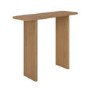 Slim & Narrow Oak Console Table - Mia