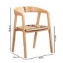 ALMOST PERFECT - Solid Oak Carver Dining Chair - Anders