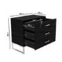 Black Chest of 3 Drawers - Kaia