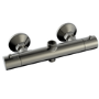 Gunmetal Grey Thermostatic Bar Mixer Shower with Slide Rail Kit & Hand Shower - Arissa