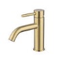 Brushed Brass Mono Basin Mixer Tap - Arissa