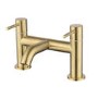 Brushed Brass Bath Mixer Tap - Arissa