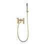 Brushed Brass Bath Shower Mixer Tap - Arissa