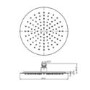 250mm Brushed Brass Round Rainfall Shower Head - Arissa