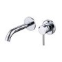 Chrome Wall Mounted Basin Mixer Tap - Arissa