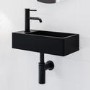 Black Mono Basin Mixer Tap - Arissa