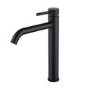 Black Tall Single Lever Mono Basin Mixer Tap - Arissa