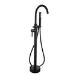 Black Freestanding Bath Shower Mixer Tap - Arissa