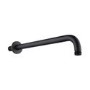 Black 357mm Wall Mounted Shower Arm - Arissa