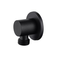 Black Shower Outlet Elbow for Concealed Showers - Arissa