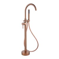 Brushed Bronze Freestanding Bath Shower Mixer Tap - Arissa