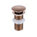 Bronze Click Clack Unslotted Basin Waste - Arissa