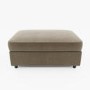 Large Mink Velvet Footstool - August