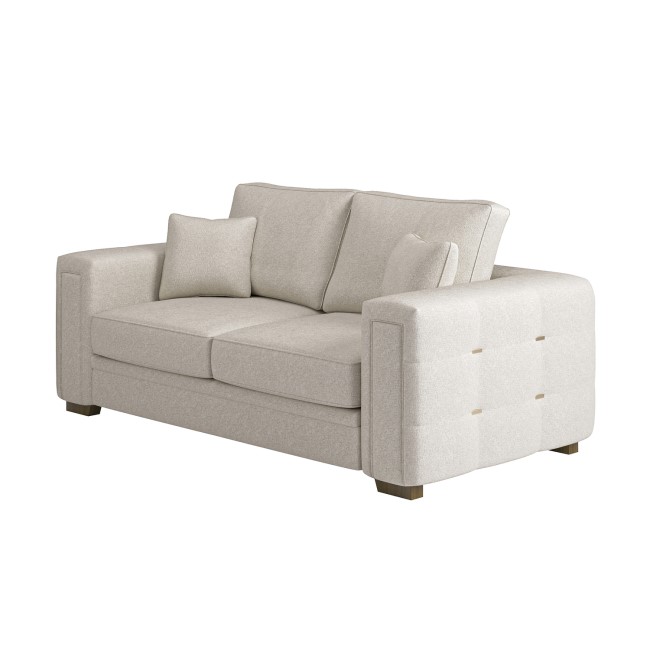 Beige Chenille 3 Seater Sofa - Avalon