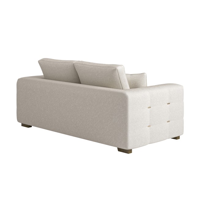 Beige Chenille 3 Seater Sofa - Avalon