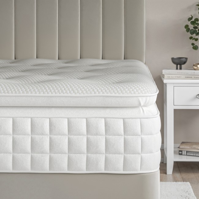 King Size 1000 Pocket Sprung Pillow Top Mattress - Sleepful Premium