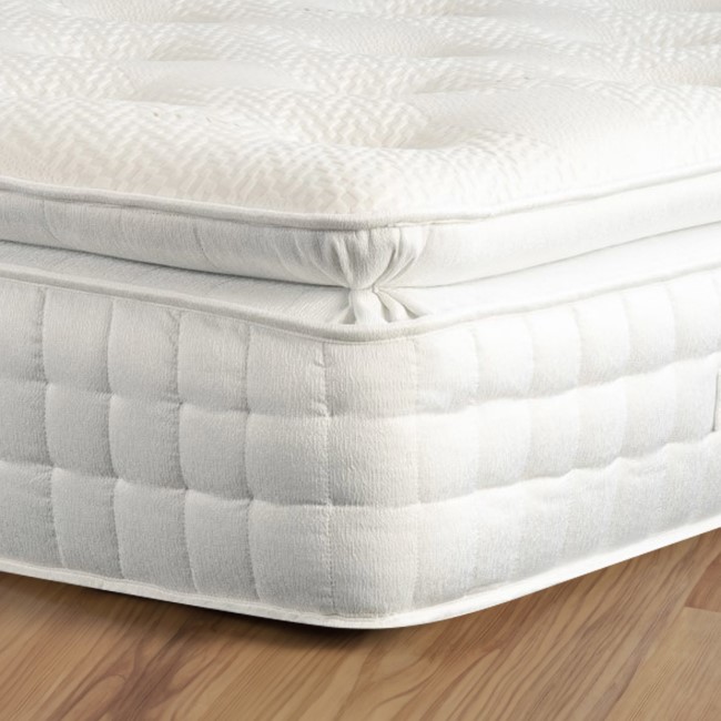 Super King Memory Foam Top 3000 Pocket Sprung Pillow Top Mattress - Sleepful Premium