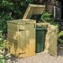 Rowlinson Apex Wooden Wheelie Bin Store 130cm x 81cm