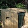 Rowlinson Apex Wooden Wheelie Bin Store 130cm x 81cm